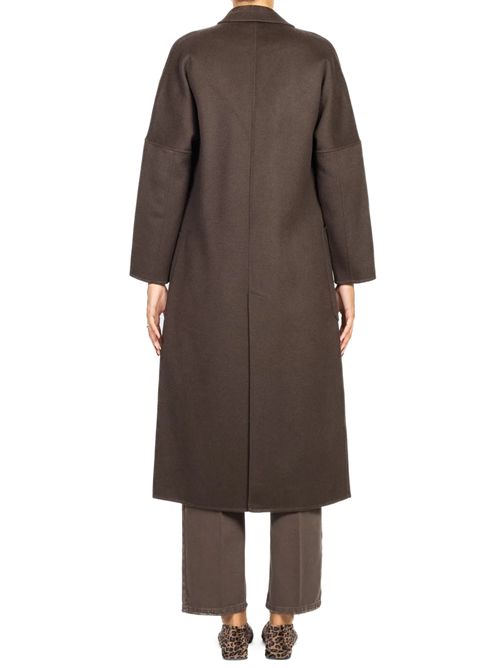 Cappotto doppio petto misto lana VICOLO | TF0001/FONDENTE